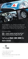 Learning To Drive 1/3rd A4 Leaflets by 