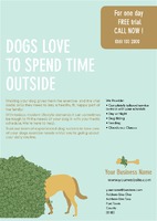 Dog Walkers A5 Leaflets by Templatecloud 