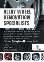 Automotive A6 Leaflets by  
