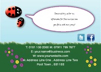 Nursery A7 Flyers by Templatecloud