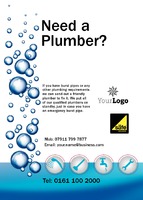Plumbers A6 Flyers by  