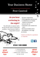 Pest Control A6 Leaflets by  