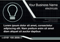 Electrician A5 Leaflets by Chris Ratcliffe 