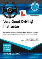 Driving Instructors A6 Flyers by  