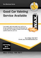 Car Wash A6 Flyers by  