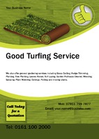 Garden Maintenance A5 Leaflets by  
