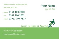Football Business Card  by Templatecloud 