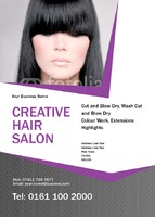 Beauty Salon A6 Flyers by  