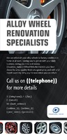 Automotive 1/3rd A4 Leaflets by  