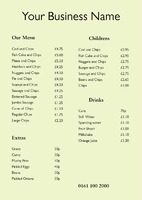 Restaurant A5 Leaflets by Templatecloud