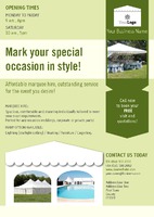 Event Organisers A5 Leaflets by  