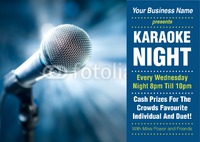Karaoke A4 Leaflets by  
