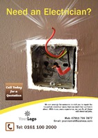 Electrician A5 Leaflets by  