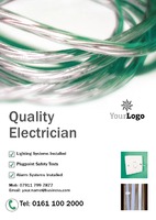 Electrician A5 Leaflets by  