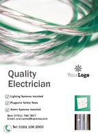 Electrician A6 Flyers by  