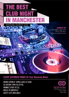 Club A4 Flyers by Claudia Vergine 