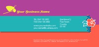 Travel Agents 1/3rd A4 Stationery by Claudia Vergine 