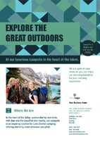 Camping A4 Leaflets by Claudia Vergine 