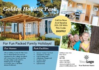 Camping A5 Leaflets by  