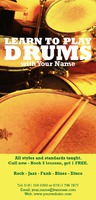 Music Teachers 1/3rd A4 Leaflets by  