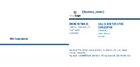 Personal Injury Claims 1/3rd A4 Stationery by Templatecloud 