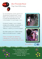 Nursery A5 Flyers by  