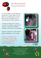 Nursery A6 Leaflets by  