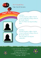 Nursery A6 Leaflets by 
