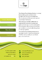 Garden Maintenance A5 Leaflets by  