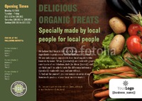 Food Store A5 Leaflets by Claudia Vergine 