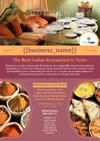 Restaurant A4 Leaflets by  