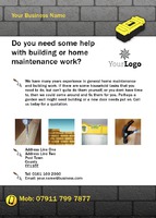 Home Maintenance A6 Leaflets by 