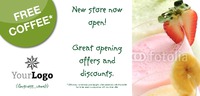 Coffee Shop 1/3rd A4 Leaflets by  