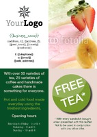 Coffee Shop A5 Leaflets by  