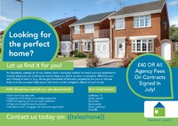 Estate Agents A4 Leaflets by  