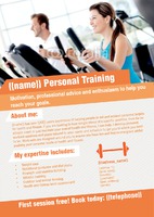 Gym A5 Leaflets by  