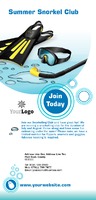 Swimming Pool 1/3rd A4 Leaflets by  