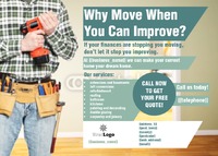 Home Improvement A6 Leaflets by Helen Tarver 