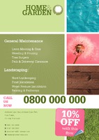 Garden Maintenance A5 Leaflets by  