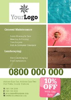 Garden Maintenance A6 Leaflets by  