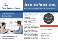 Language Teacher A5 Leaflets by Claudia Vergine 