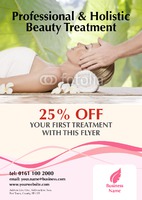 Beauty Salon A4 Leaflets by  