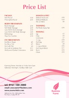 Beauty Salon A4 Leaflets by 