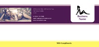 Tanning 1/3rd A4 Compliment Slips by  