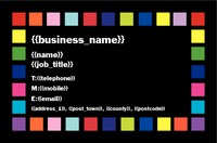Business Card Rubix Cube Blocks Collection by  