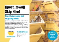 Skip Hire A4 Leaflets by  