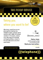 Taxi A6 Leaflets by Claudia Vergine 