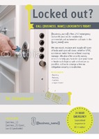 Locksmiths A5 Leaflets by Claudia Vergine 
