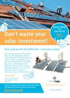 Solar Panels A6 Leaflets by  