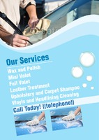 Car Wash A5 Leaflets by 